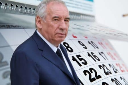 bayrou jours feries @canva @afp