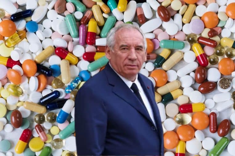 bayrou medicaments annonce @canva @afp