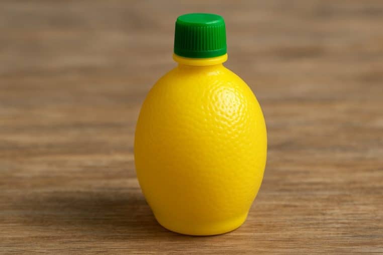 Bouteille de jus de citron