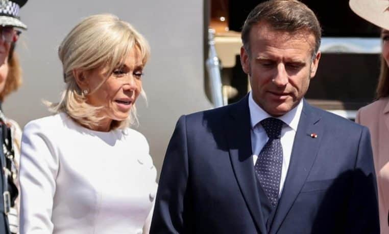 Brigitte Macron en deuil