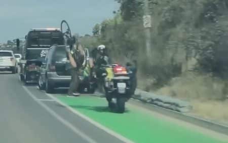 chute velo