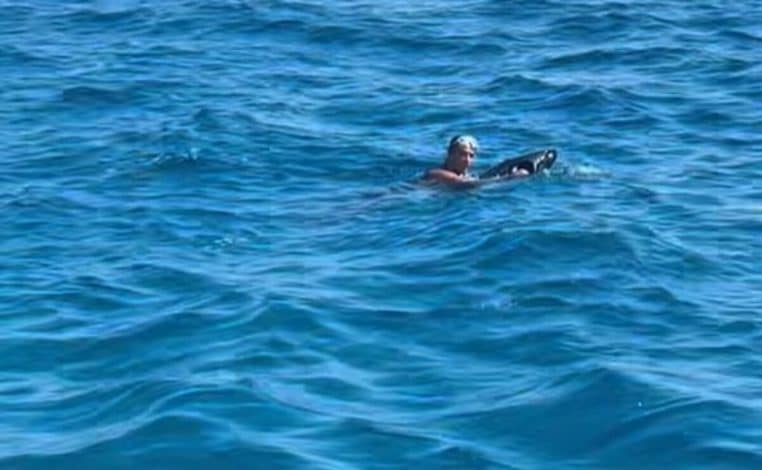 quand une touriste tombe nez à nez avec Cristiano Ronaldo en pleine baignade au large de Majorque