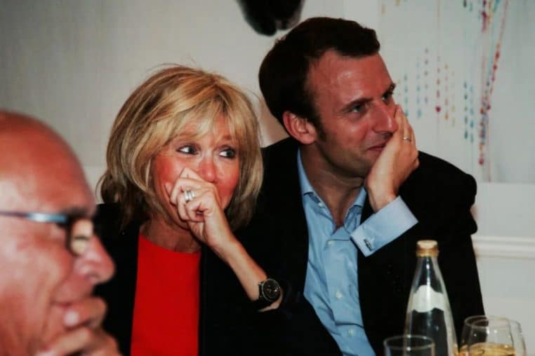 emmanuel et brigitte macron @archives personnelles