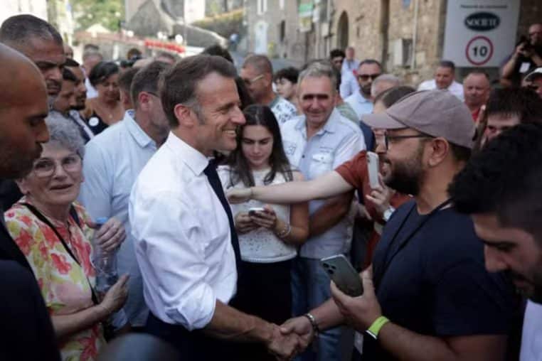 emmanuel macron @SYLVIE CAMBON