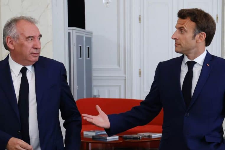 macron et bayrou @afp