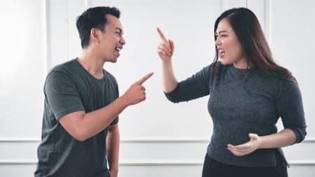 Dispute couple