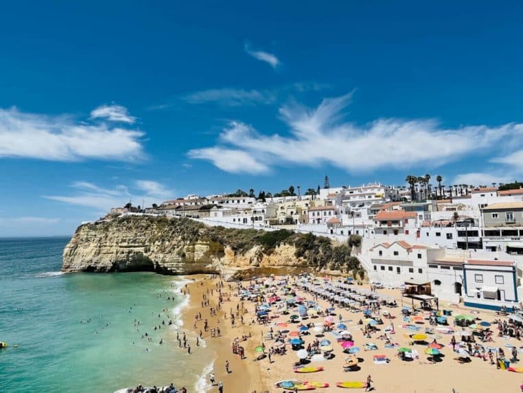 galere portugaise plage fermee