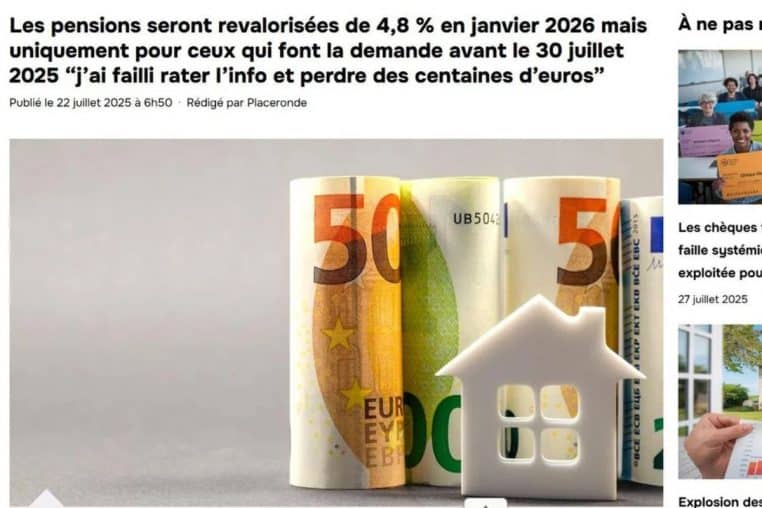 revalorisation retraites fake news @placeronde @capture notre temps