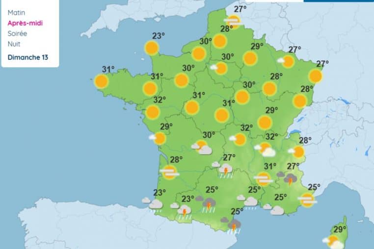samedi 12 juillet 2025 @meteo france