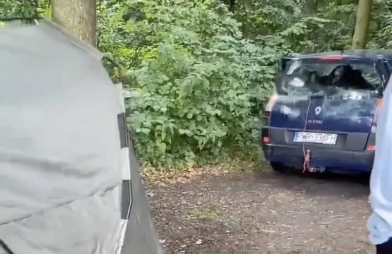 vidéo tente voiture