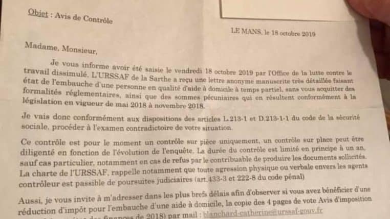 arnaque urssaf @DR