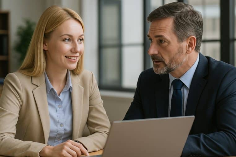 blague secretaire blonde