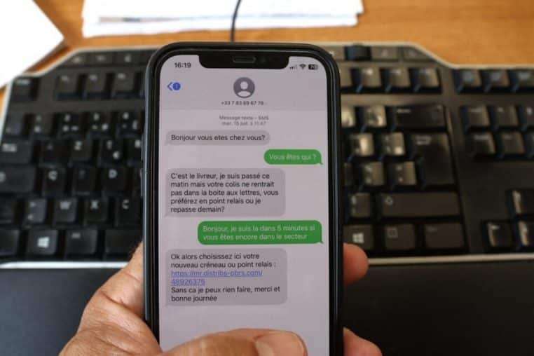 bonjour c'est le livreur