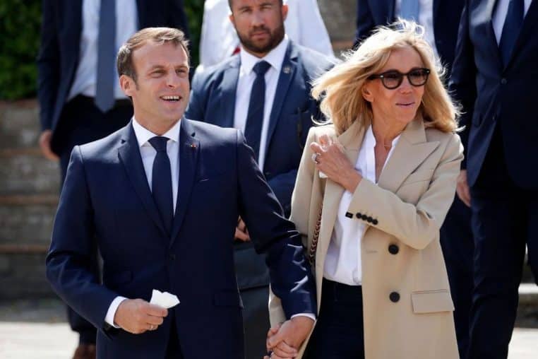 couple macron photo @afp