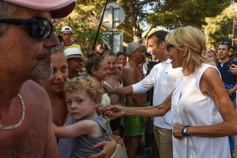 couple macron vacances @Boris HORVAT