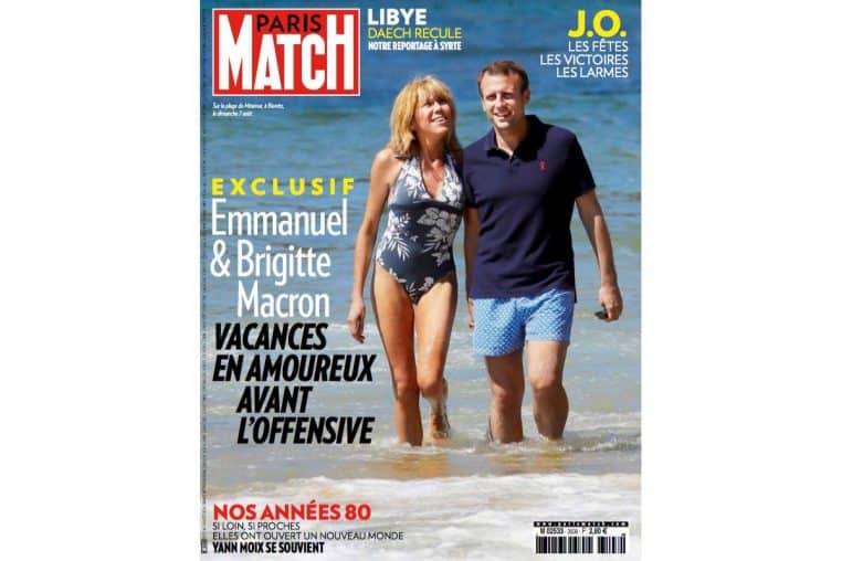 couple macron vacances @paris match