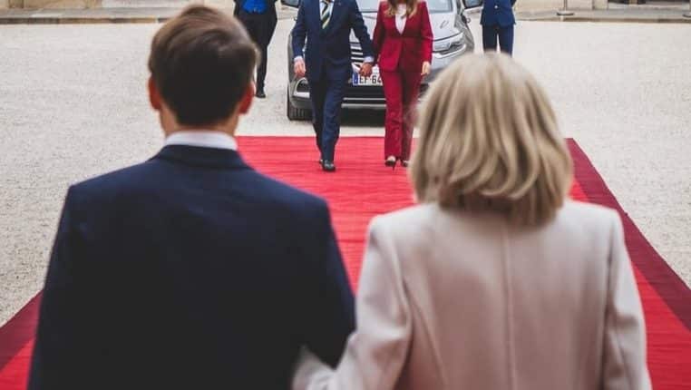 Emmanuel et Brigitte Macron