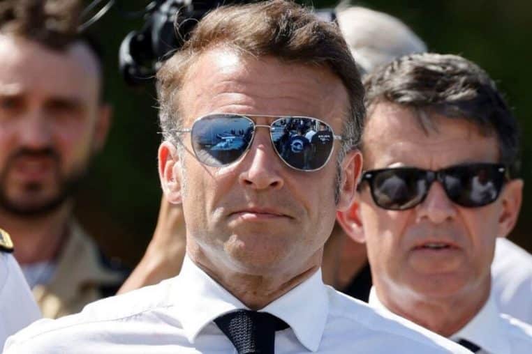 emmanuel macron et manuel valls @afp