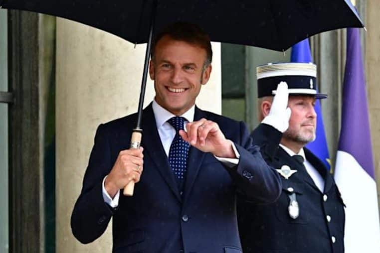 emmanuel macron image @DR
