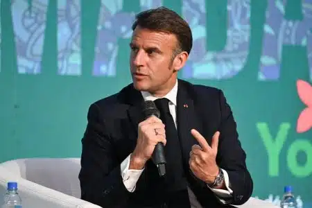 emmanuel macron interview @afp