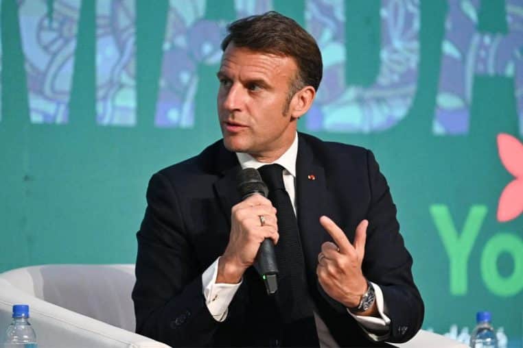 emmanuel macron interview @afp