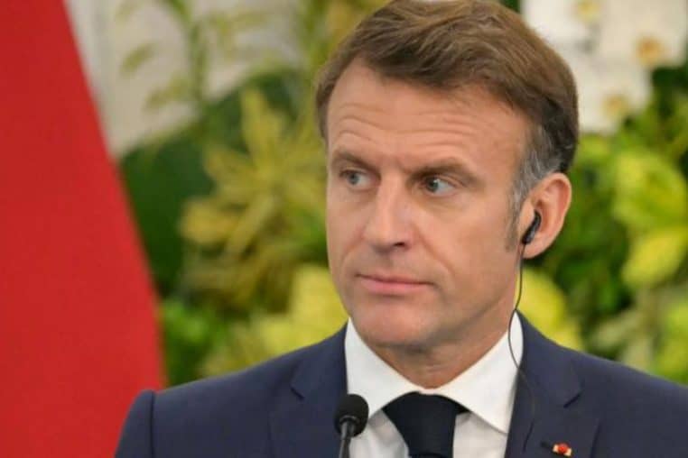 emmanuel macron president france @afp