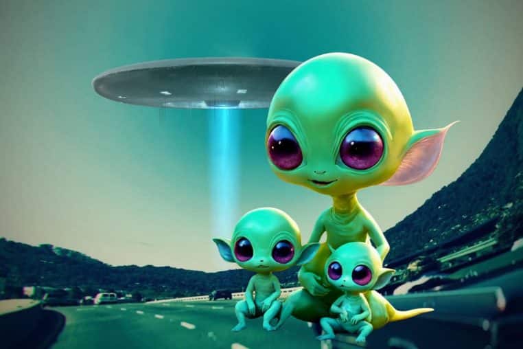 extraterrestres @canva