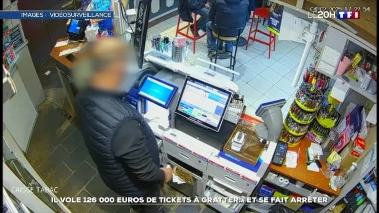 il vole ticket à gratter mais ne gagne rien du touttt