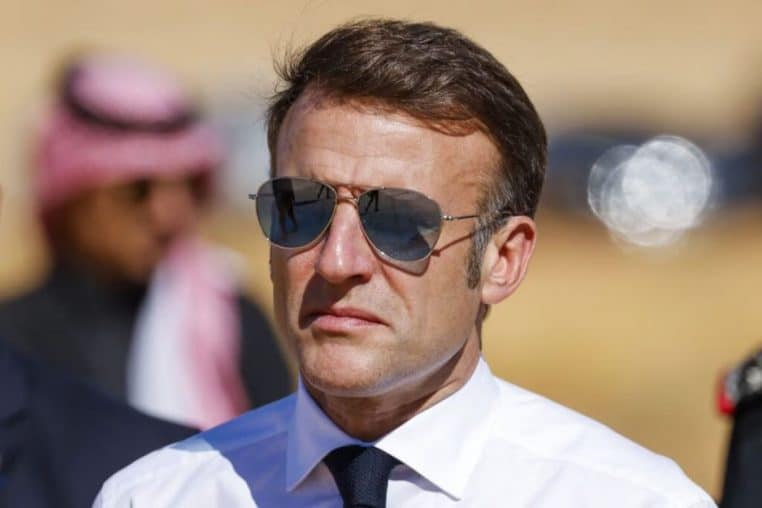 macron lunettes soleil @afp