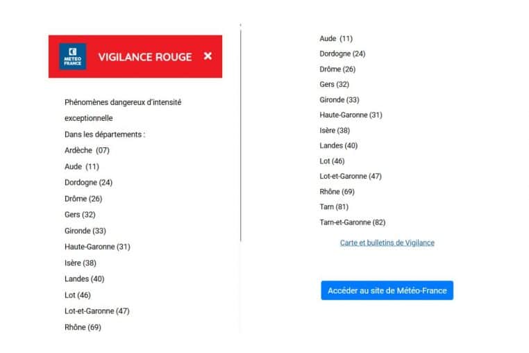 vigilance canicule @meteo france
