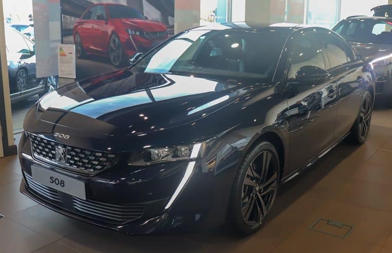Peugeot 508 berline, vue avant