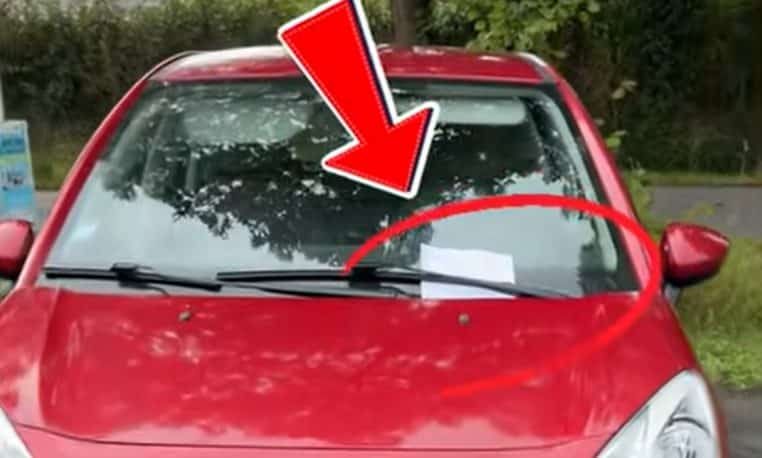 Arnaque sur le parking avec un faux mot