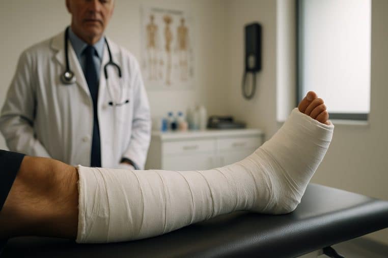 Fracture osseuse jambe