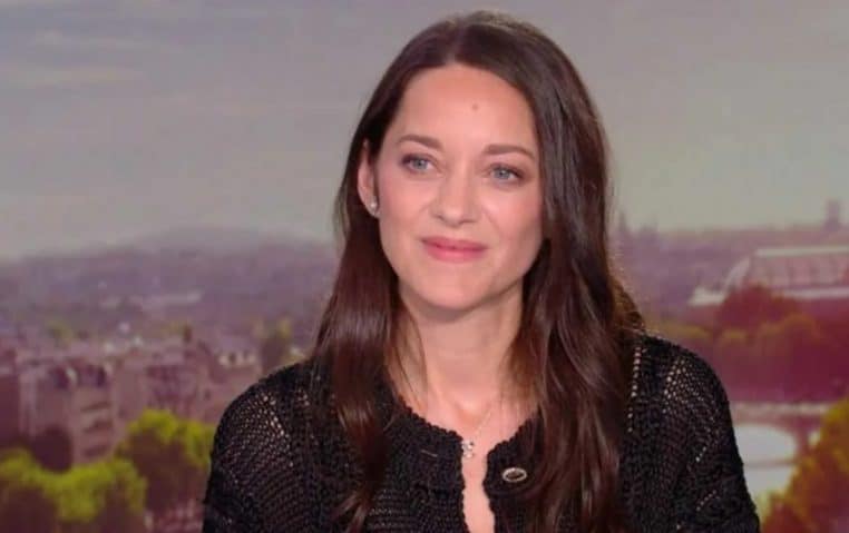 Marion Cotillard et Léa Salamé au JT de France 2