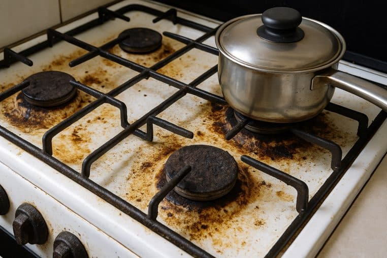 Casserole magique pour brûleurs