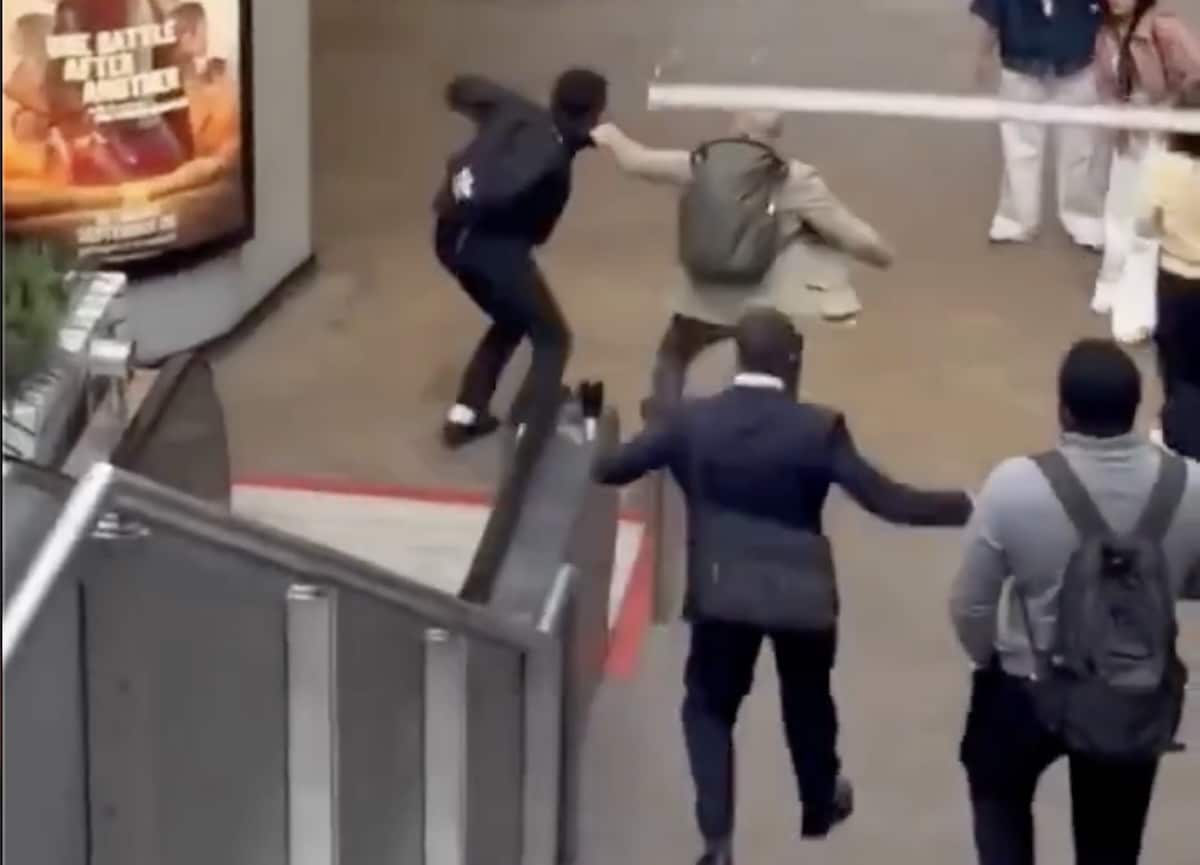 Homme vole téléphone