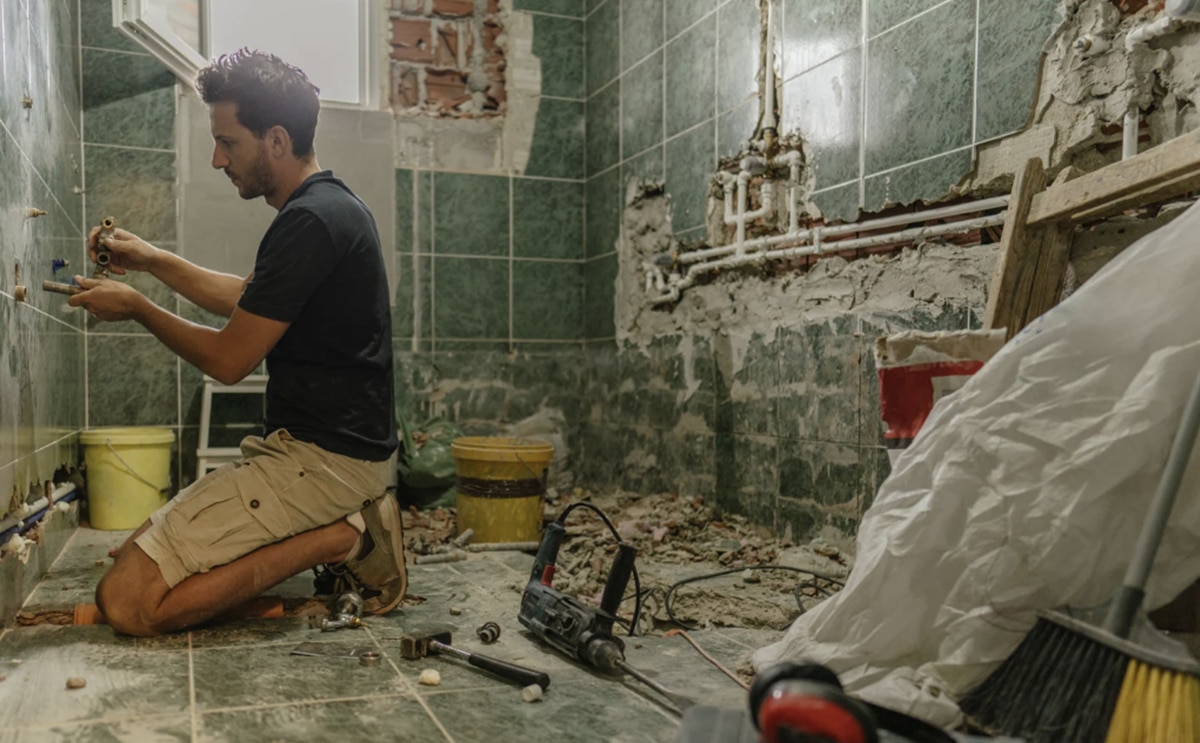 rénovation salle de bain découverte