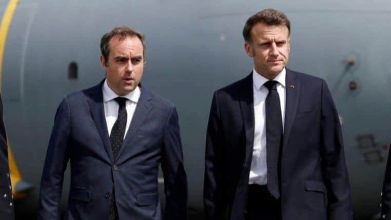 sebastien lecornu et emmanuel macron @Benoit Tessier