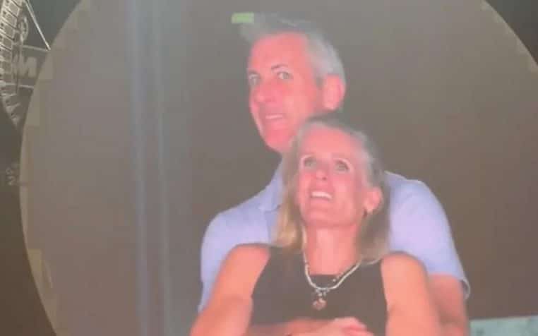 PDG d'Astronomer pendant le concert de Coldplay, le 17 juillet 2025