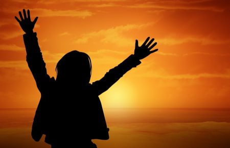 person, human, pleasure, sunset, sun, orange, lust for life, cheers, silhouette, young people, boy, jocosity, comfort, be pleased with, satisfaction, merry mood, cheerful mood, nature, happy courage, frohsinn, joy, bliss