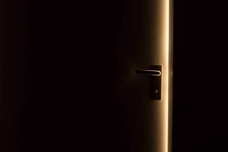 dark, door, door handle, light, open, slit, open door, opening, darkness, door opening, door, door, door, door, door, open door