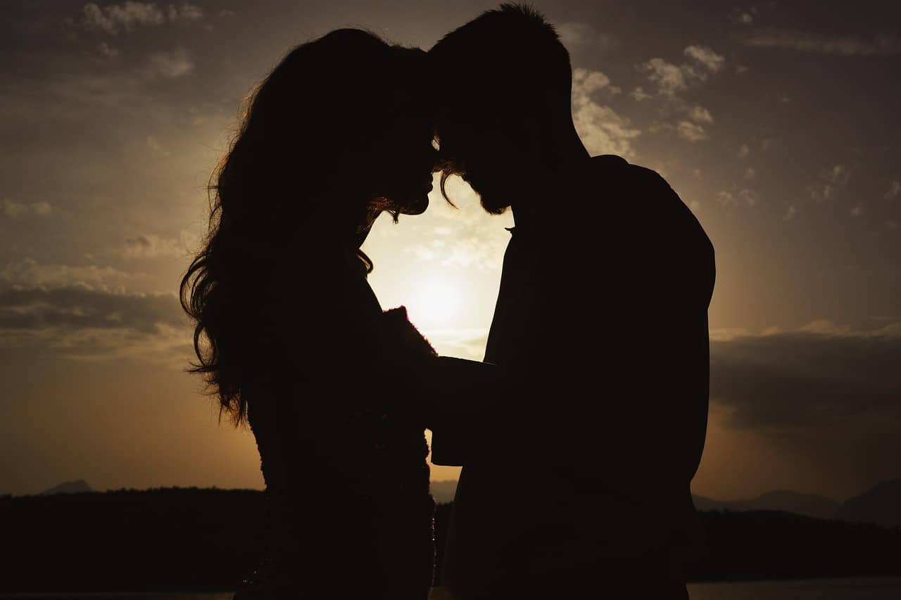valentines day background, couple, silhouette, love, relationship, man, woman, romantic, together, romance, lovers