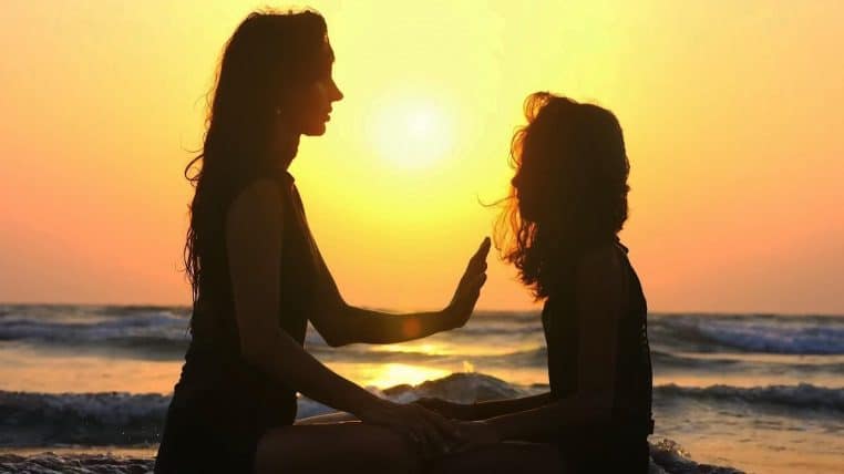karma, meditation, peace, buddha, spiritual, relaxing, relax, beach, waves, buddha purnima, sunshine, morning, female, girl, mother daughter, motherhood, silhouette, sea, oceon, meditate, yoga, nature, wellness