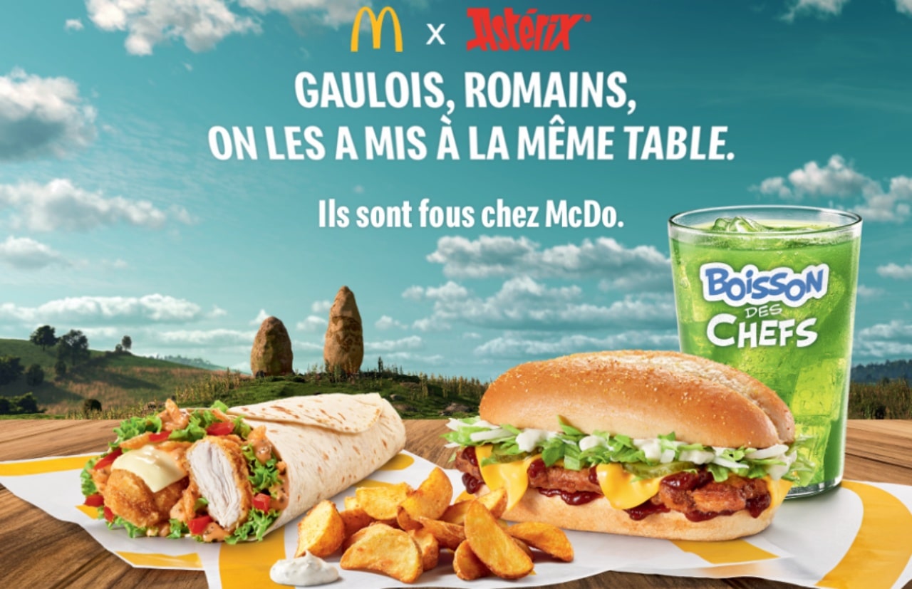 Astérix chez McDonald's