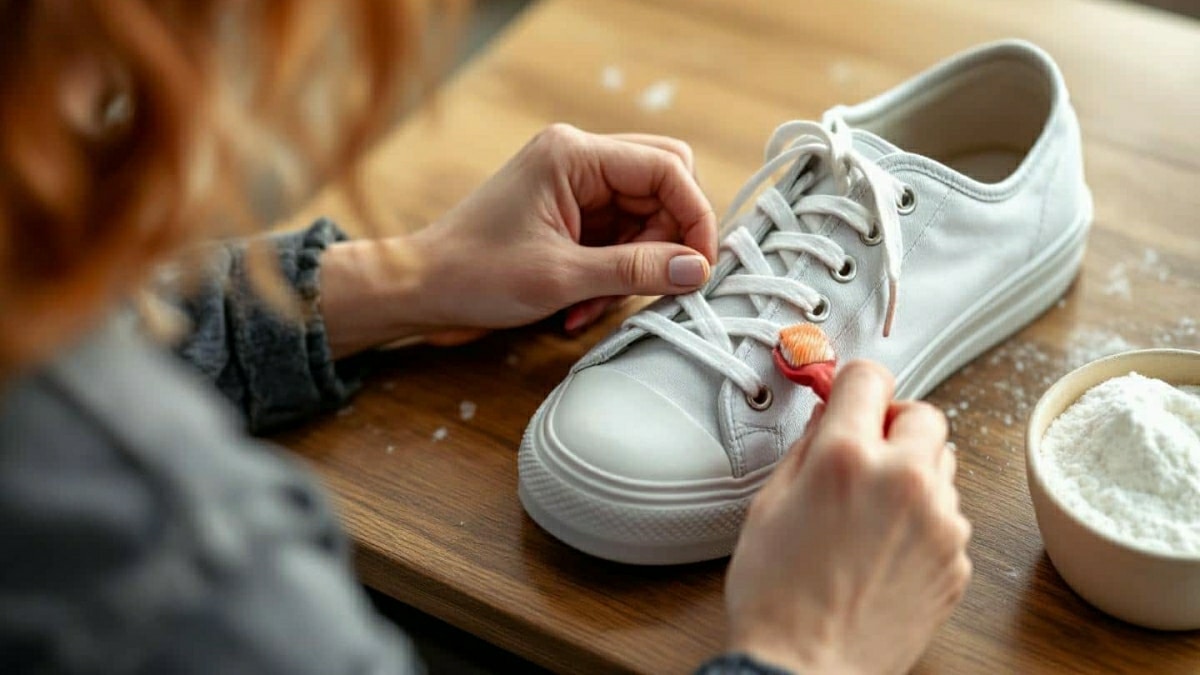 Baskets Astuce Nettoyage