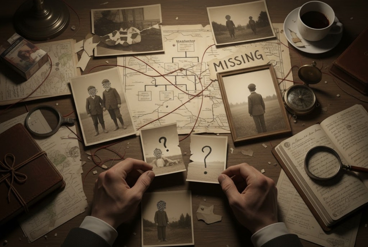 Généalogie, frère disparu