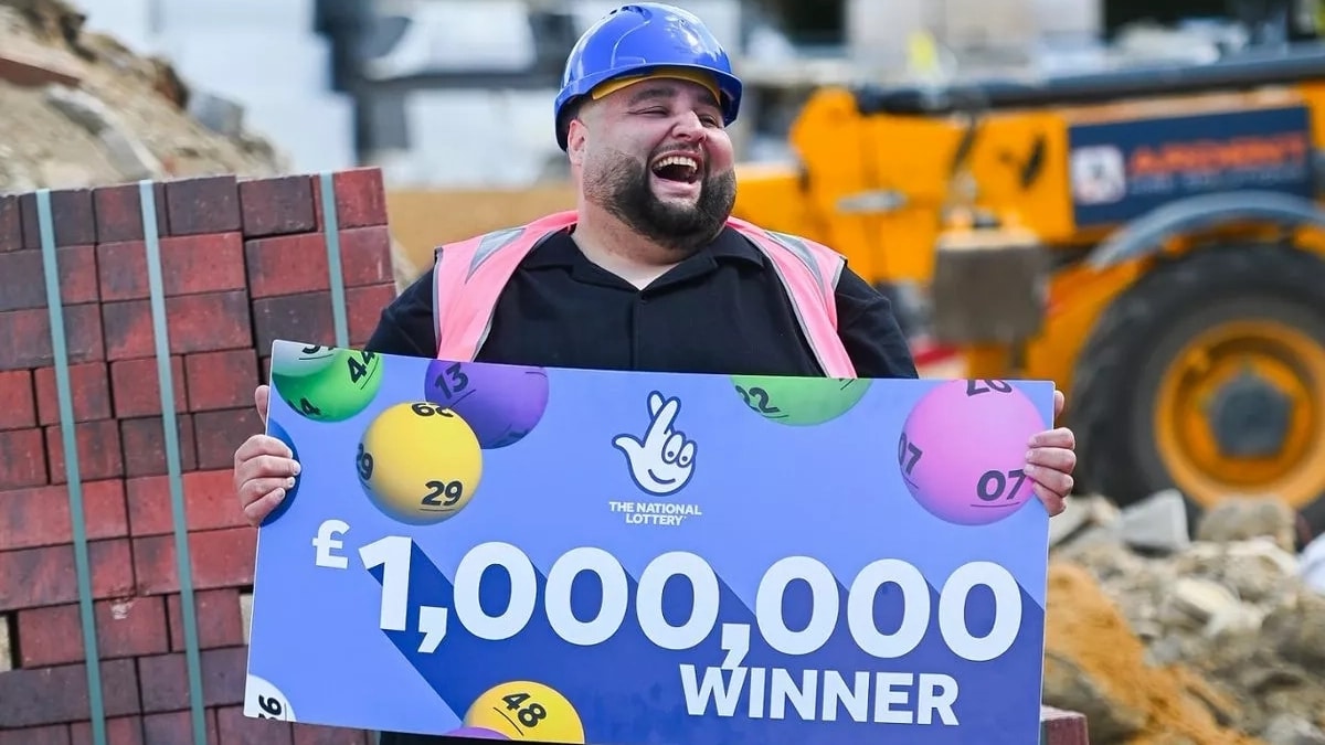 Homme Loterie Gagnant