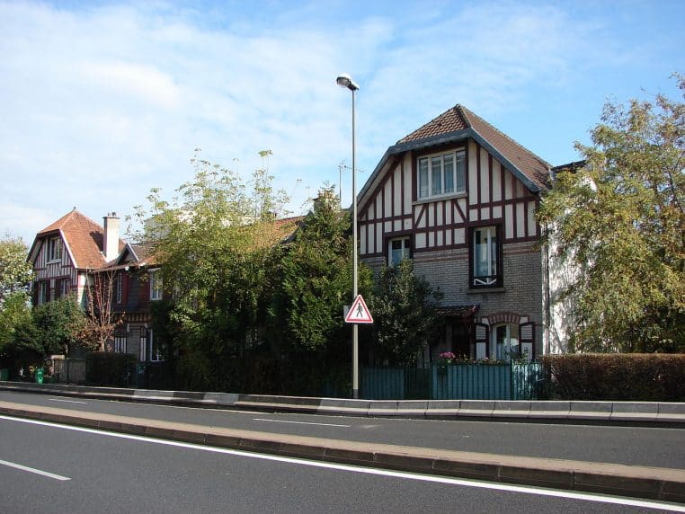 Façade d’un immeuble d’habitation en région parisienne