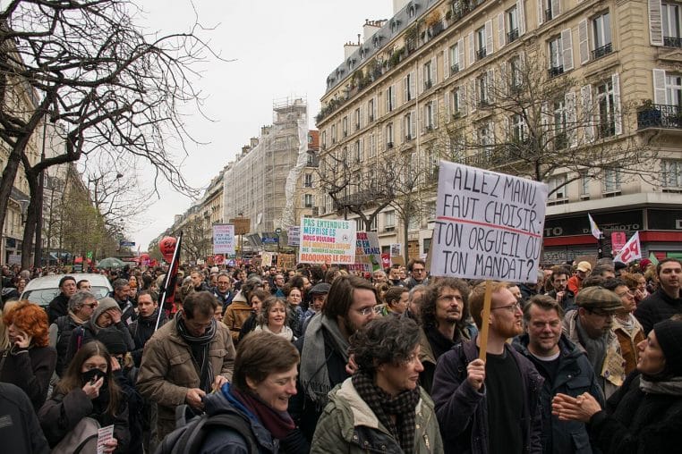 Manifestation contre la réforme des retraites à Paris