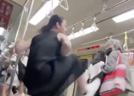 Altercation métro Taipei